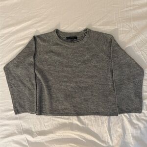Vero Moda Gray VMJupiter Relaxed O-Neck Knit Pullover Sweater M